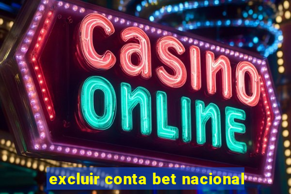 excluir conta bet nacional